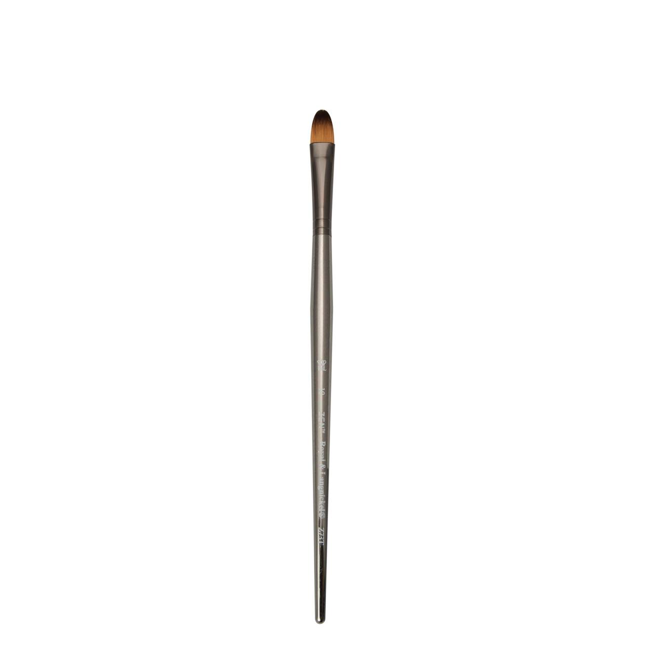 12 Pack: Zen™ Series 73 Short Handle Filbert Brush